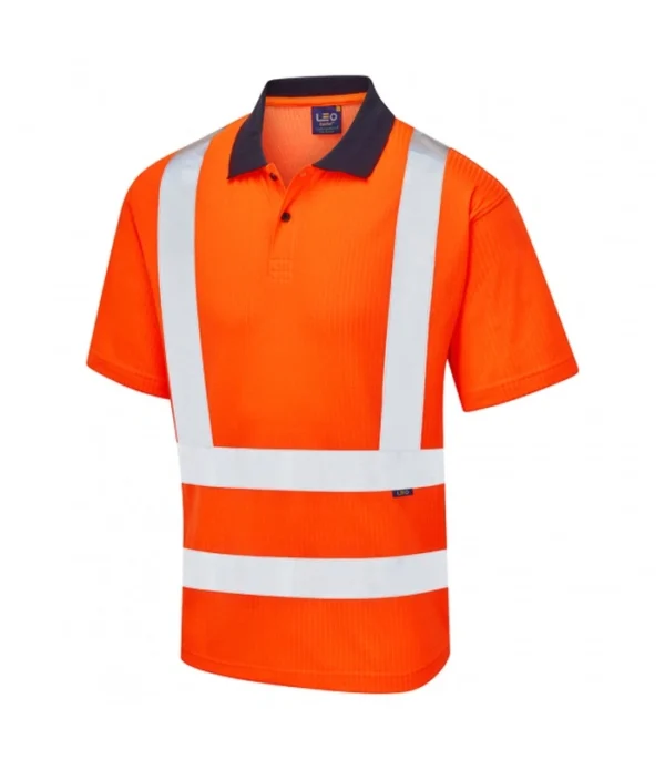 Leo Croyde ISO 20471 Class 2 Comfort EcoViz®PB Polo Shirt